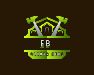 Home Improvement - Hammer Repair Builder logo design