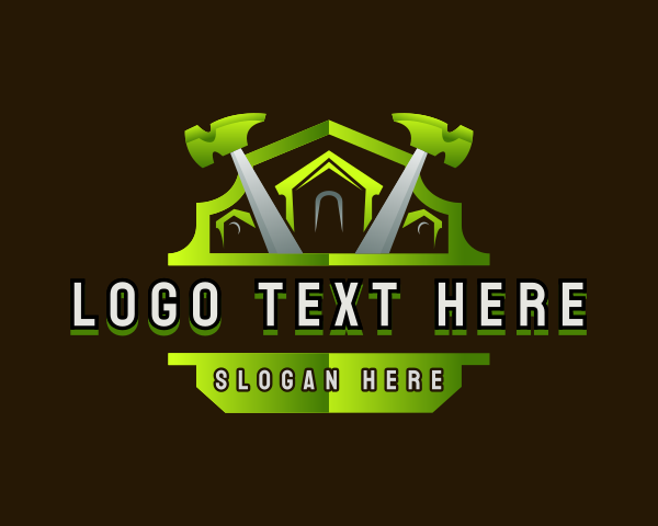 Refurbish - Hammer Repair Builder logo design