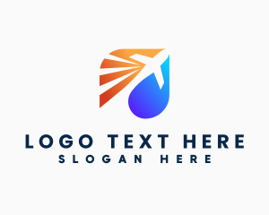 Travel - Transportation Plane Travel logo design