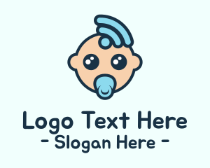 Signal - Signal Baby Cartoon logo design