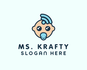 Signal - Signal Baby Cartoon logo design