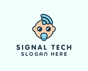 Signal - Signal Baby Cartoon logo design