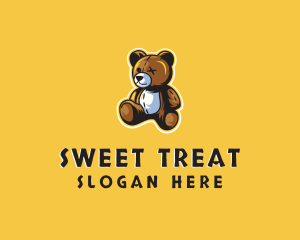 Stuffed Toy Bear logo design