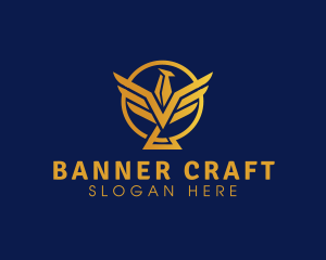 Golden Bird Premium  logo design