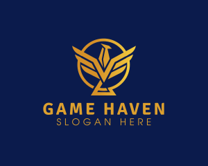 Golden Bird Premium  logo design