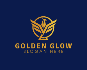 Golden - Golden Bird Premium logo design