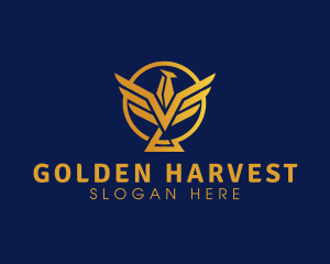 Golden - Golden Bird Premium logo design