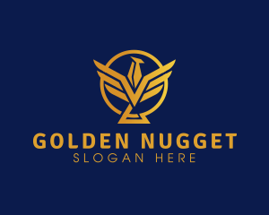 Golden Bird Premium  logo design