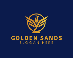 Golden Bird Premium  logo design