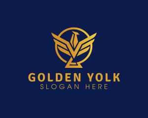 Golden Bird Premium  logo design