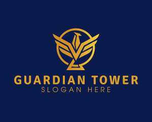 Golden Bird Premium  logo design