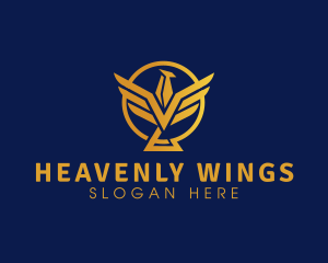 Golden Bird Premium  logo design