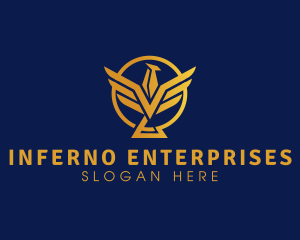 Golden Bird Premium  logo design