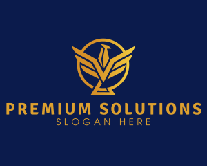 Golden Bird Premium  logo design