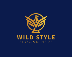 Golden Bird Premium  logo design