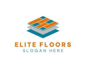 Flooring - Brick Tile Flooring logo design