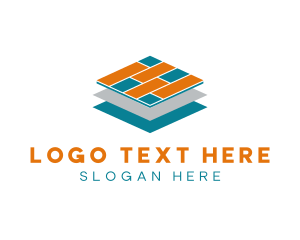 Brick Tile Flooring Logo