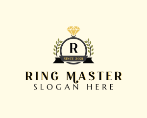 Ring - Laurel Diamond Ring logo design