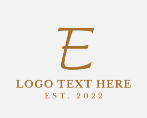 Elegant Fashion Business logo design