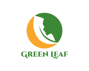 Leaf Head Salon logo design