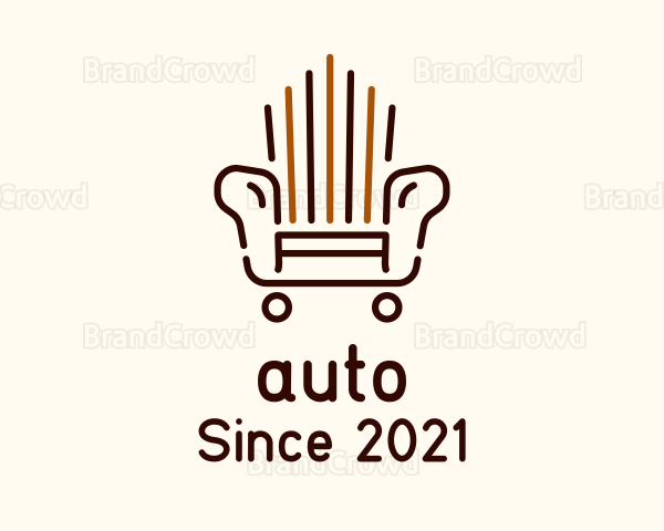 Armchair Outline Furniture Logo