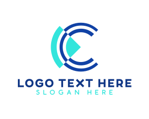 Streaming - Media Company Letter C logo design