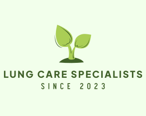 Leaf Sprout Gardening logo design