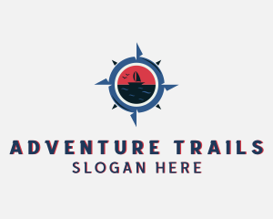 Travel Compass Adventure logo design