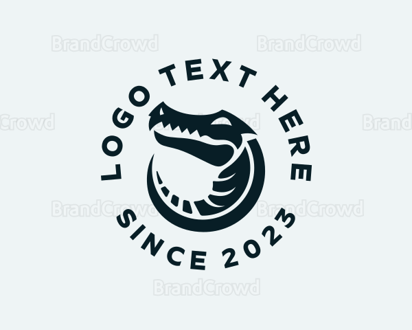 Wildlife Alligator Animal Logo