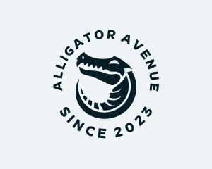 Wildlife Alligator Animal logo design