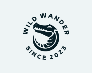 Wildlife Alligator Reptile logo design