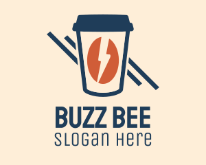 Buzz - Energy Coffee Drink logo design