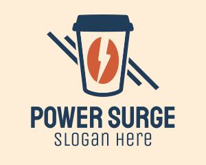 Surge - Energy Coffee Drink logo design