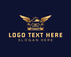 Sports Car - Wing Detailing Automotive logo design