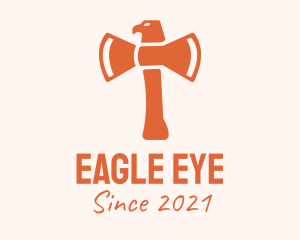 Orange Eagle Axe  logo design