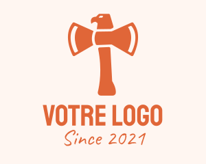 Axe - Orange Eagle Axe logo design