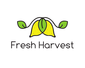 Fruit - Fresh Lemon Fruit logo design