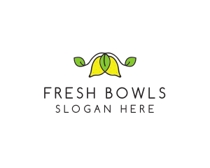 Fresh Lemon Fruit logo design