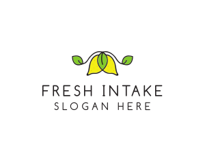 Fresh Lemon Fruit logo design