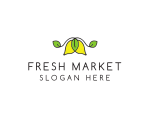 Fresh Lemon Fruit logo design