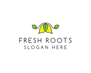 Fresh Lemon Fruit logo design