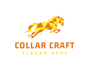 Stallion Paper Folding logo design