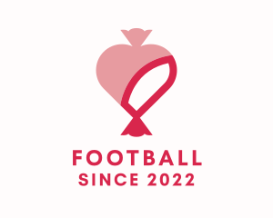 Caregiver - Candy Heart Valentines logo design