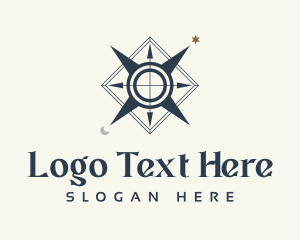 Sailor - Mystical Minimalist Compass logo design