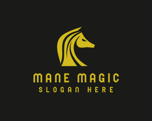 Mane - Stallion Horse Mane logo design