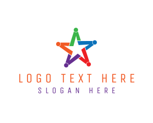 Human Resource - Star Community Club logo design