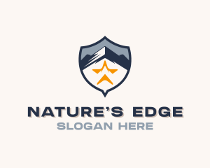 Outdoor - Outdoor Mountain Hiker logo design