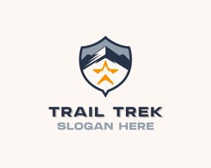 Hiker - Outdoor Mountain Hiker logo design