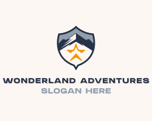 Outdoor Mountain Hiker logo design