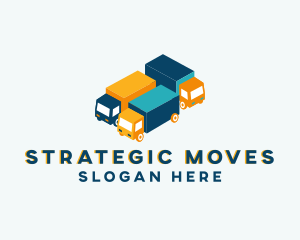 Truck Vehicle Transportation logo design